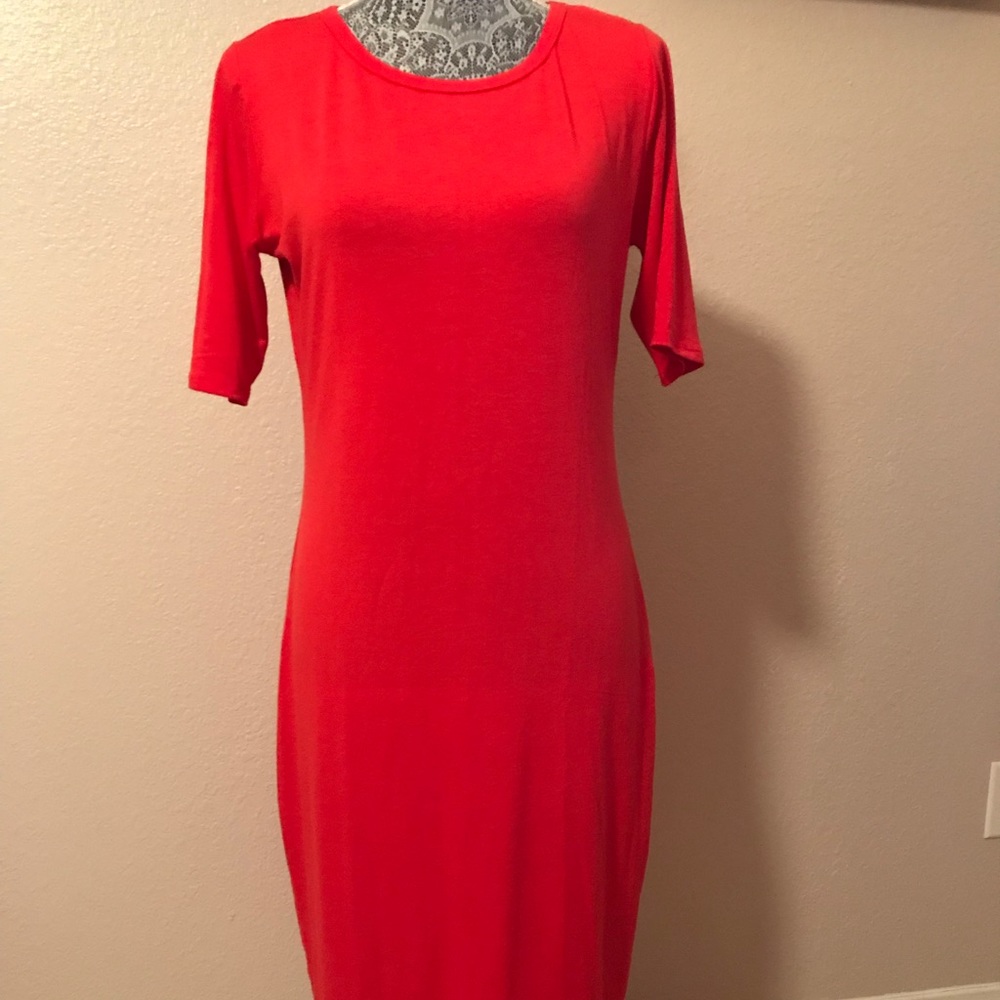Lularoe Red Julia dress